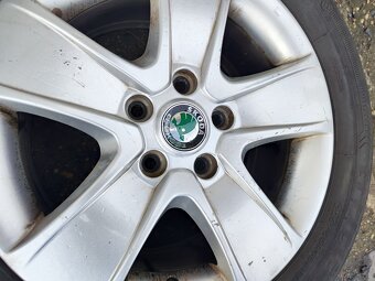 16"letní alu sada Crateris 5x112 origo Škoda Octavia 2 Golf - 5