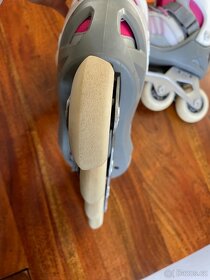 INLINE BRUSLE DĚTSKÉ DÍVČÍ  vel. 38-41 (24-26) - 5