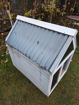 bouda pro psa dřevěná - pro malé a střední psy - 5