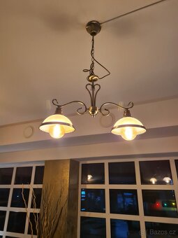 Retro mosazné lustry - 5