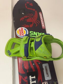 SnowBoard s Burton Custom vázáním. - 5