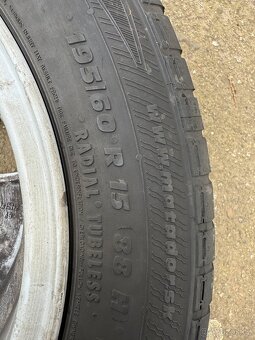 Alu kola - letní pneu - 195/60/R15 - 5