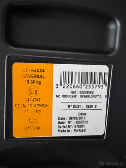jako nová MAXI-COSI RODIFIX Sparkling Grey autosedačka - 5