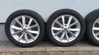 Alu kola 5x112 r17 originál Škoda Yeti - 5