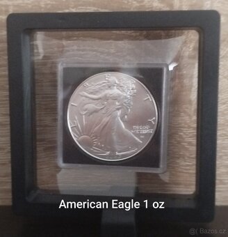 Set investičních stříbrných mincí + slitek Germania Mint . - 5