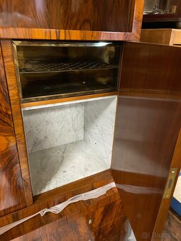 Starožitný sekretář/bar - 5