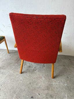 Retro křeslo s podnoží - 5