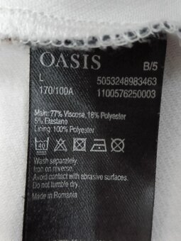 Pruhované šaty Oasis, vel. L - 5