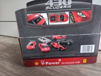 5ks modelů Ferrari Shell V-power 1:38 - 5