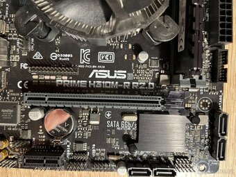 Nový výkonný komplet MB deska+CPU+RAM ASUS H310M-R,i3-9100,8 - 5