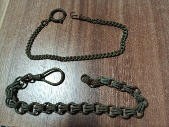 Staré kapesní hodinky stříbrné - 5