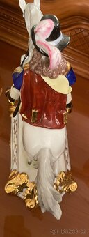 Prodám: Porcelánová figurka jezdce. Originál. Jezdec od Frie - 5