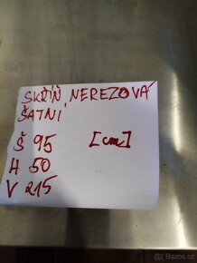 Šatní nerezová skříň - 5