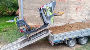 Minidumper pasovy 500kg písek sterch suť hlinu - 5