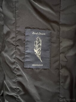 Péřová bunda Armani, dlouhá, vel M/L - 5
