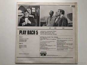Jacques Loussier Trio Play Bach 5. Made in UK. - 5
