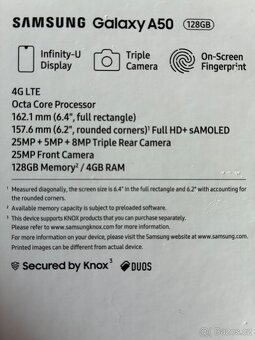 Samsung Galaxy A50 petleťově bílý - 5