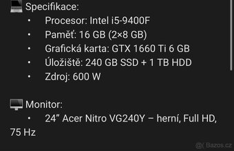 Herní pc s monitorem - 5