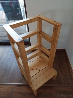 Dětská dřevěná rostoucí židle - 5