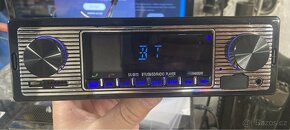 Nové autorádio s retro designem - USB, Bluetooth, SD, AUX - 5
