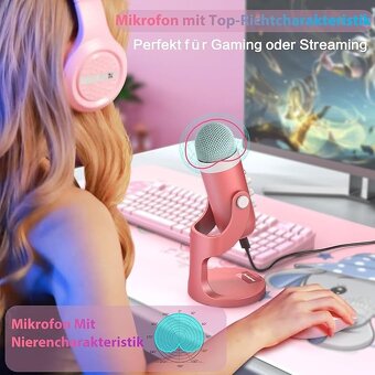 Nový studiový mikrofon pro streamování a hraní - 5