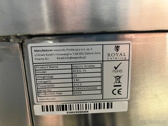 Elektrická grilovací deska RCEG-75 - 5