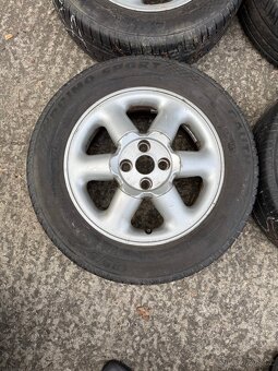 15" originál Renault - 4x100 - 185/65/15 - vzorek 7mm - 5