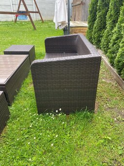 Venkovní posezení z umělého ratanu - 5