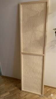 Dřevěný ratanový paravan - 5