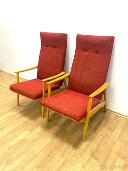 Retro kŕesla TON 60. léta polohovací - 5