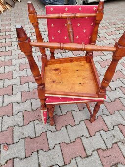 Židle rustikální masiv 2ks - 5