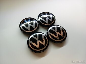 Středové krytky Vw, 56x52mm, nové logo VW - 5