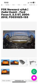 Ford focus st225 vyfuk FOX - 5
