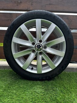 Alu kola 5x112 r17 s letním pneu (porto1) - 5