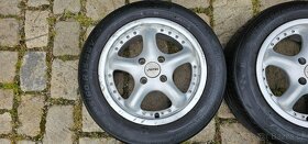 Disky s límcem EMR 15", 4x108, letní pneu 195/60/15 - pošlu - 5