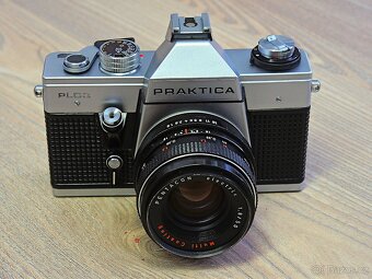 Praktica PLC 3 + 50/1.8 electric MC (M42) + příslušenství - 5