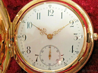 HISTORICKÉ Nádherné kapesní hodinky ~1890 GLASHÜTTE UNION - - 5