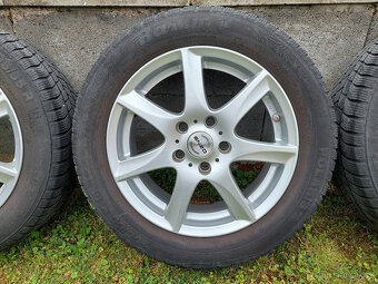 4x alu 6,5x16' 5x114,3 + šrouby a zimní pneu 205/55 R16 - 5