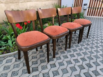 Starožitné Art Deco jídelní židle Thonet, 30. léta - 5