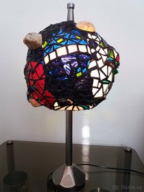 vitrážová stolní lampa MATRIX - 5