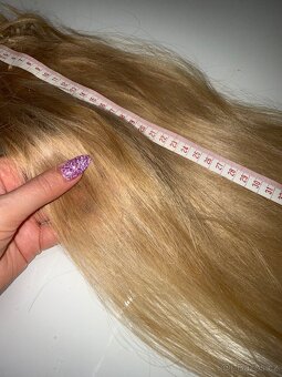 Středoevropské panenské blond vlasy - 5