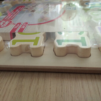 Playtive dřevěné puzzle s čísly NOVÉ - 5