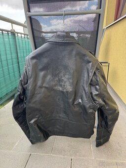 Pánská kožená bunda / křivák Brixton 3XL/XXXL - 5
