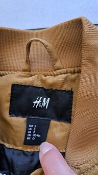 Pánský / chlapecký bomber vel. S, zn. H&M - 5