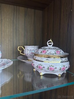 Růžový porcelán, porcelánová sada - 5