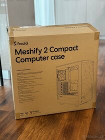 PC skříň Fractal Design Meshify 2 Compact Black TG Dark - 5