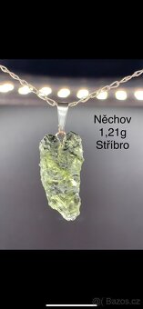 Šperky z vltavínu a stříbra - 5