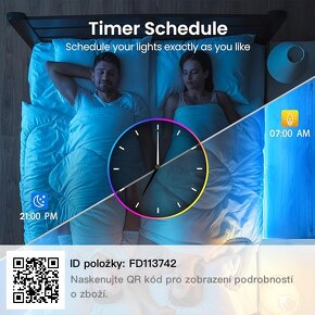 Led páska 15m ovládaní přes mobil nebo dal.ovládání - 5