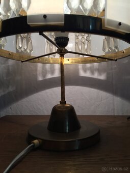 Retro stolní lampa s ověsky - 5