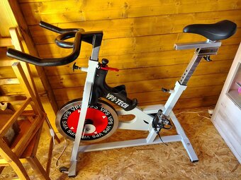 Spinningové kolo VPS top stav + nové SPD pedály - 5